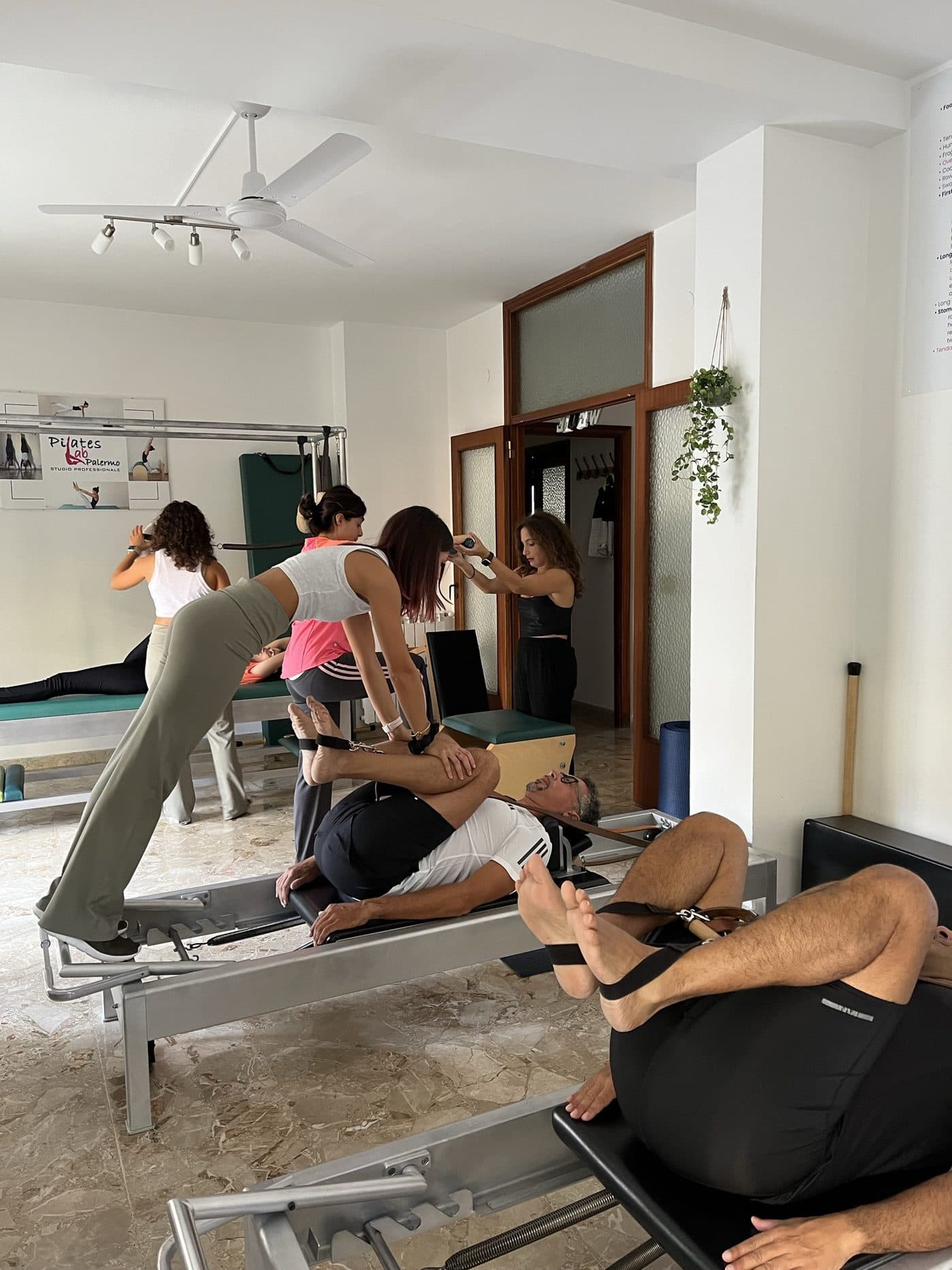 Lezione collettiva ai Reformer